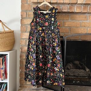 Rare Vintage Vera Bradley Sprint Quilted Dress | bunnies , squirrels floral